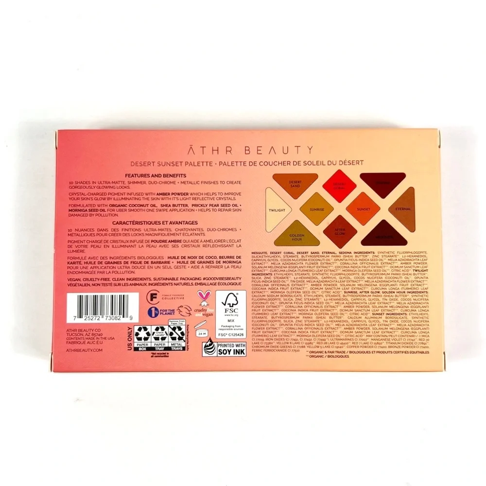 NEW Athr Beauty Desert Sunset Eyeshadow Palette